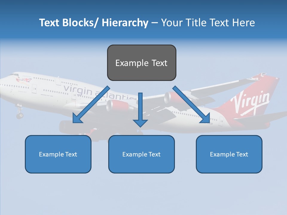 Airborne Boeing Technology PowerPoint Template