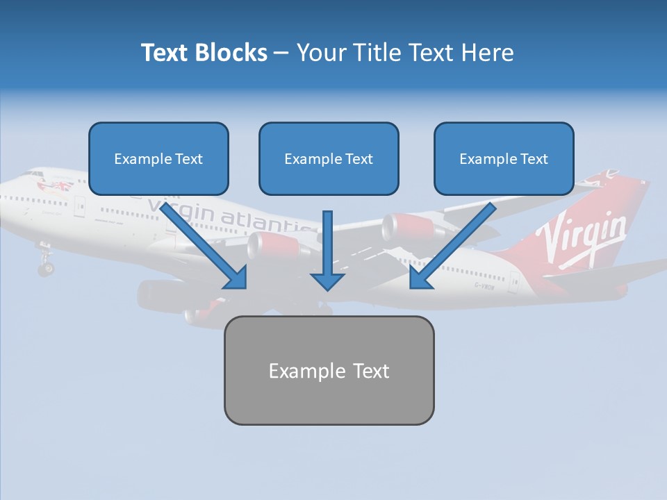 Airborne Boeing Technology PowerPoint Template
