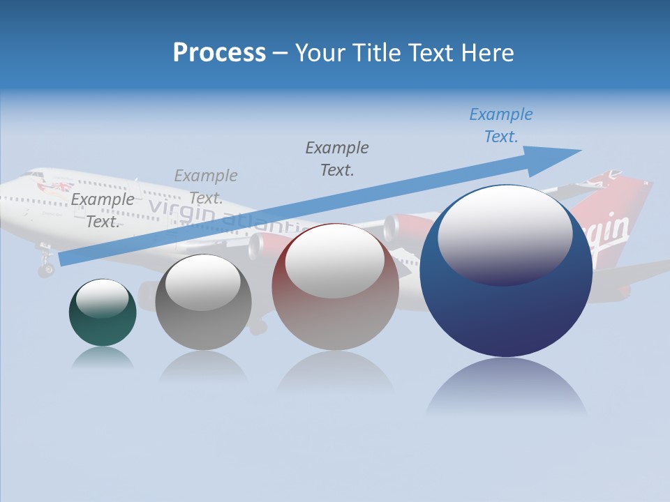Airborne Boeing Technology PowerPoint Template