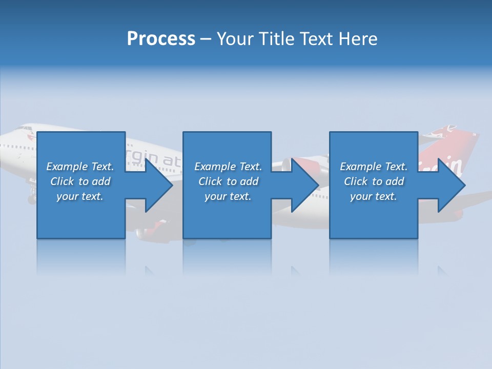 Airborne Boeing Technology PowerPoint Template
