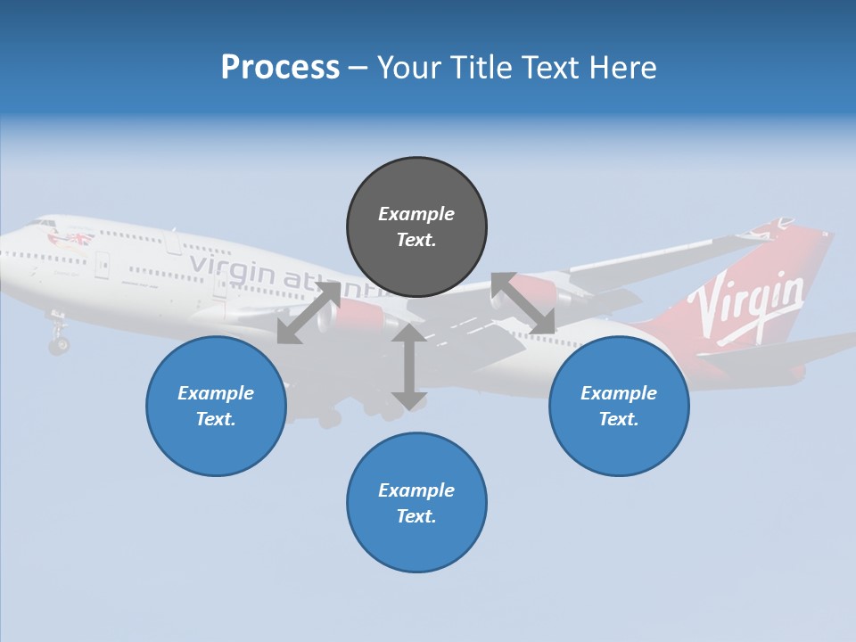 Airborne Boeing Technology PowerPoint Template