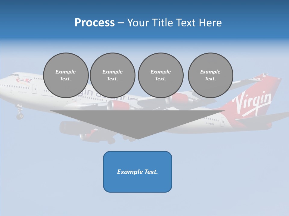 Airborne Boeing Technology PowerPoint Template