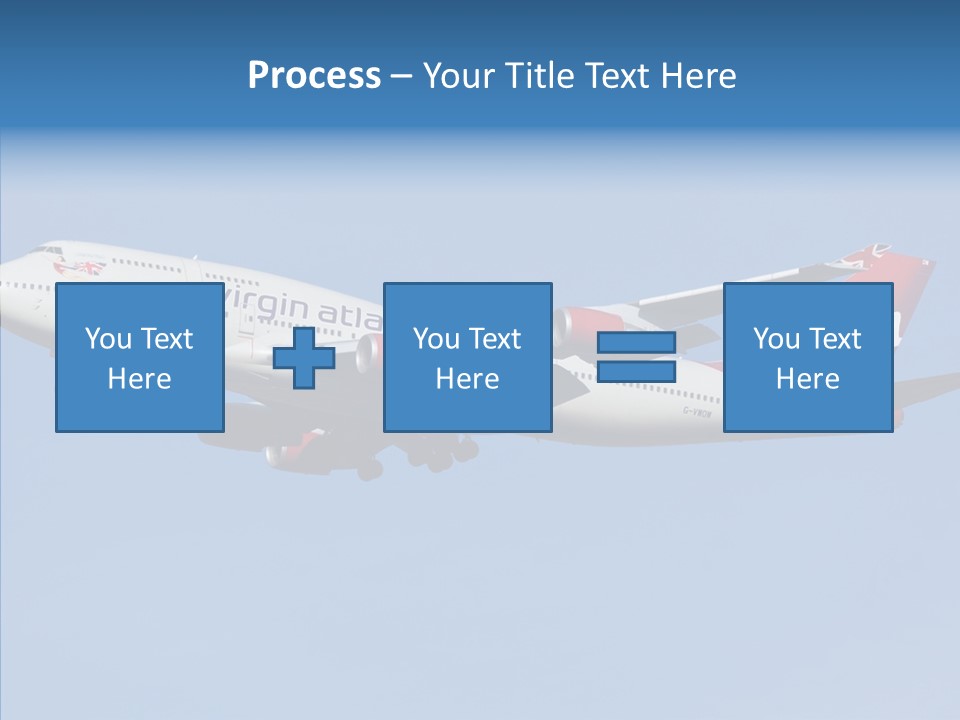 Airborne Boeing Technology PowerPoint Template