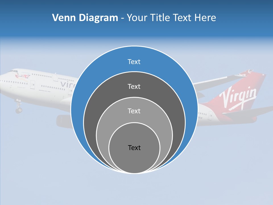 Airborne Boeing Technology PowerPoint Template