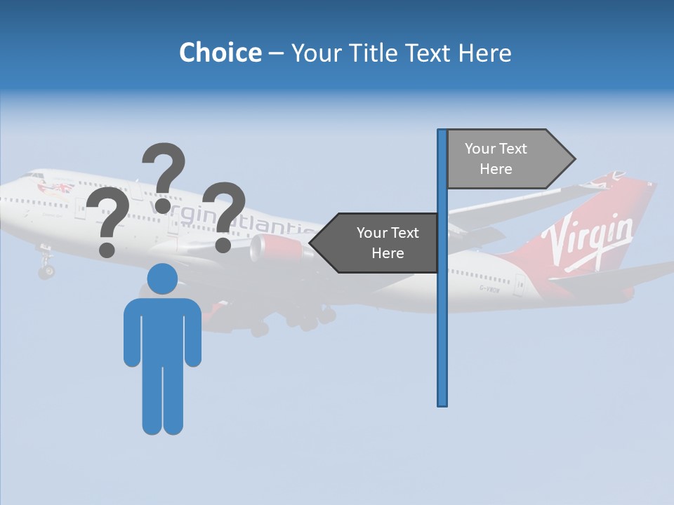 Airborne Boeing Technology PowerPoint Template