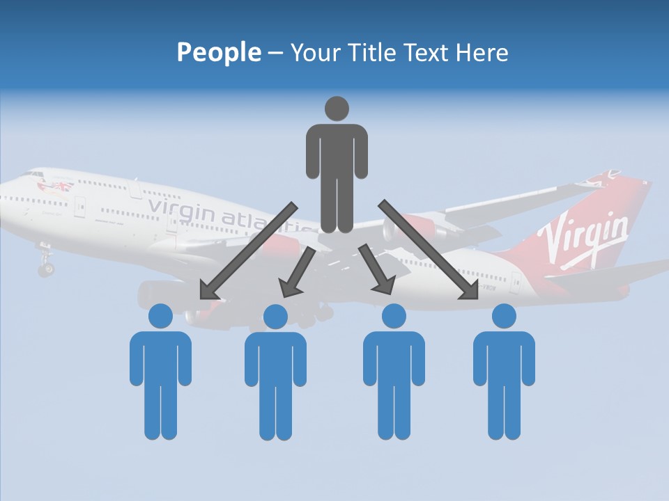 Airborne Boeing Technology PowerPoint Template