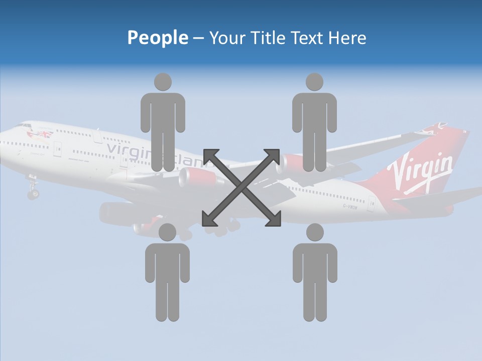 Airborne Boeing Technology PowerPoint Template