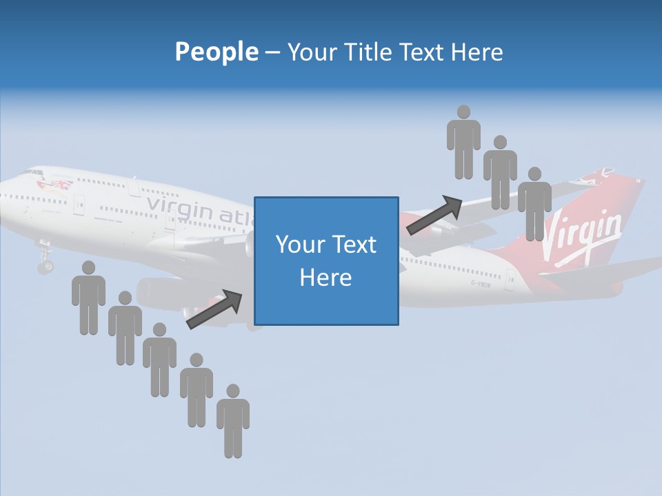 Airborne Boeing Technology PowerPoint Template