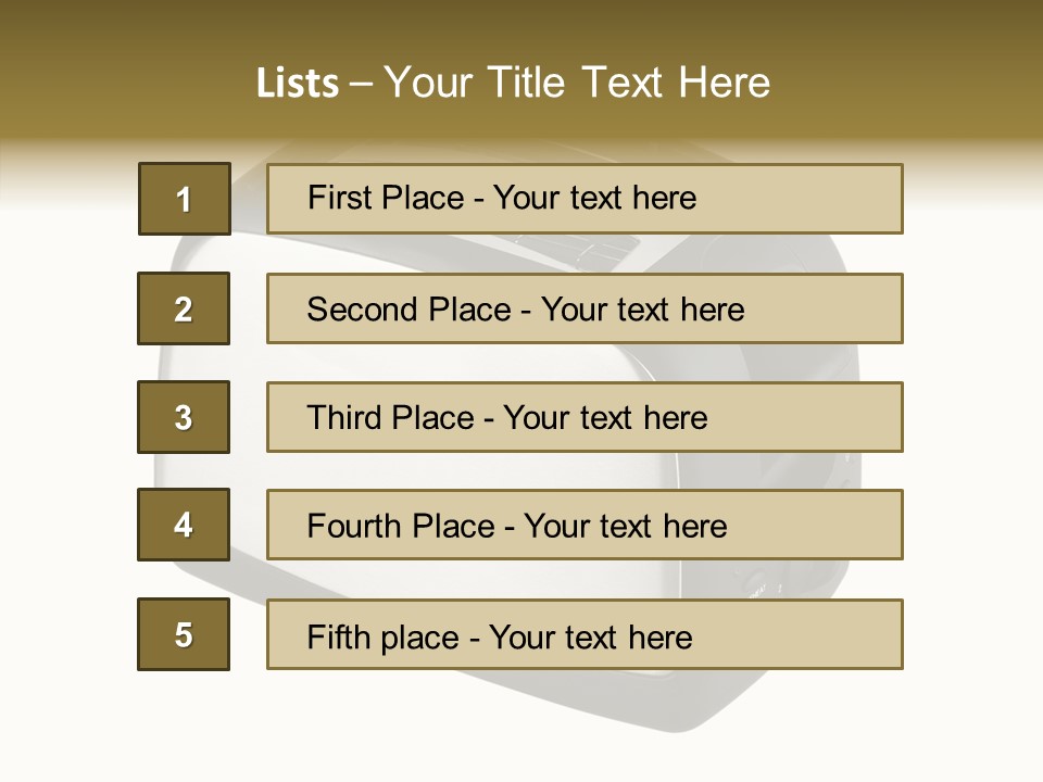 Isolated Metallic Kitchen PowerPoint Template