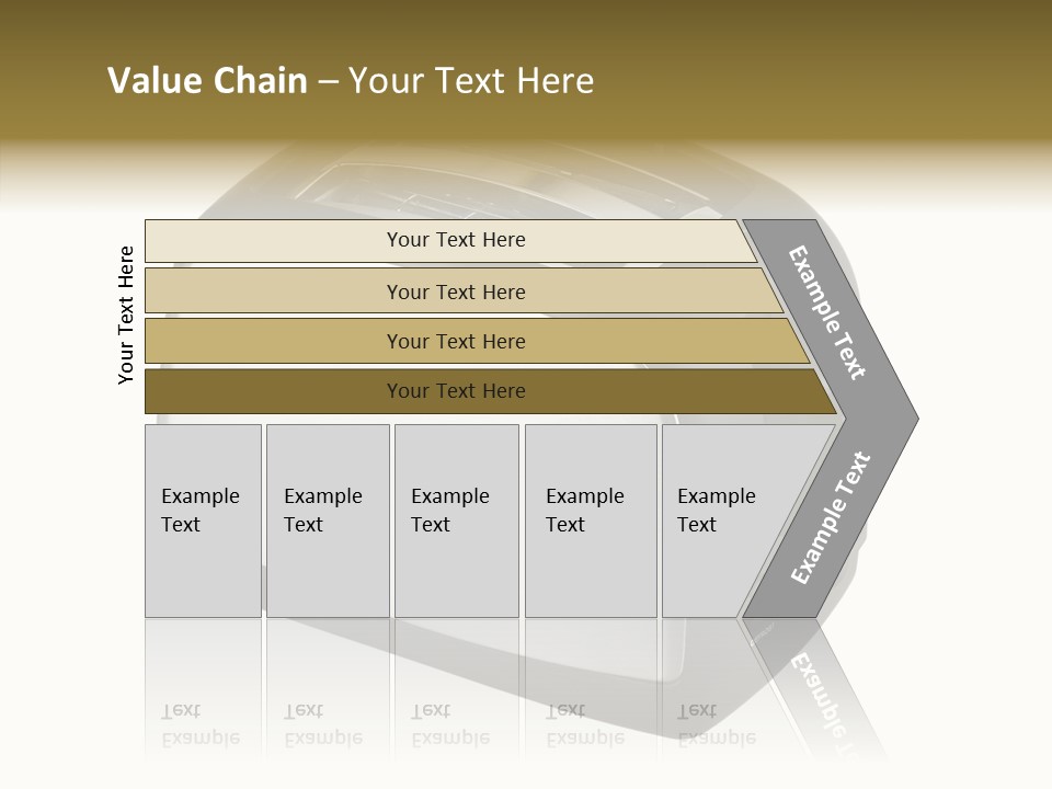 Isolated Metallic Kitchen PowerPoint Template