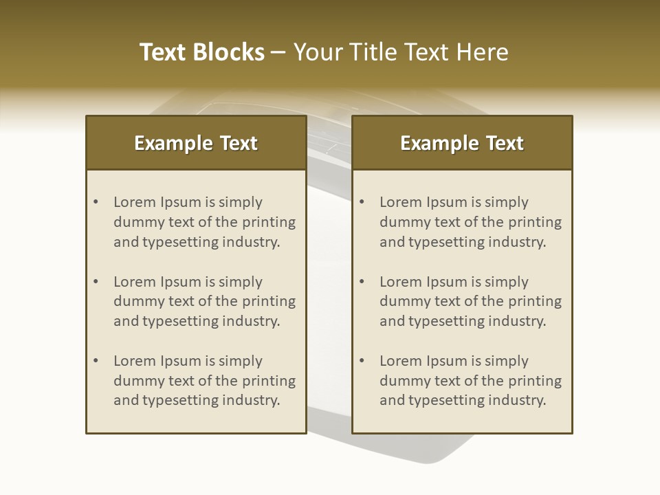 Isolated Metallic Kitchen PowerPoint Template