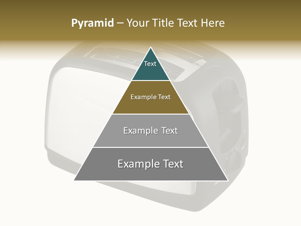 Isolated Metallic Kitchen PowerPoint Template