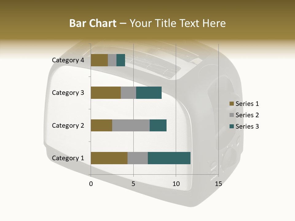 Isolated Metallic Kitchen PowerPoint Template