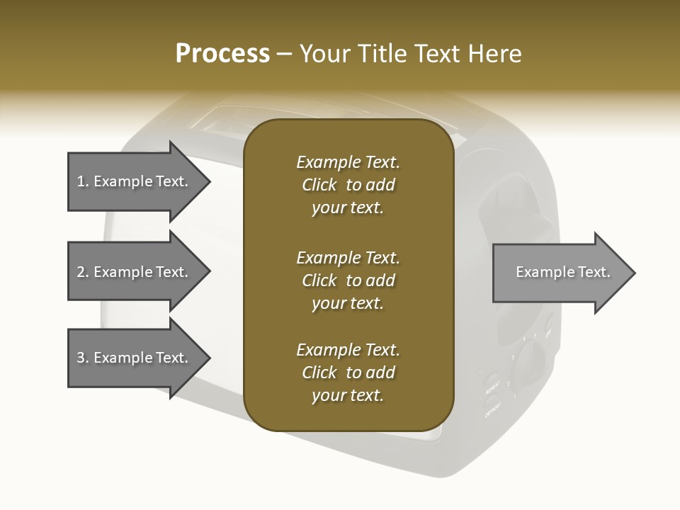 Isolated Metallic Kitchen PowerPoint Template