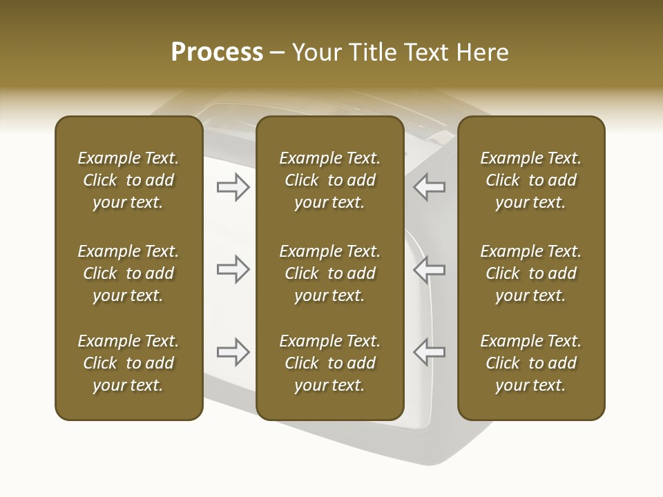 Isolated Metallic Kitchen PowerPoint Template