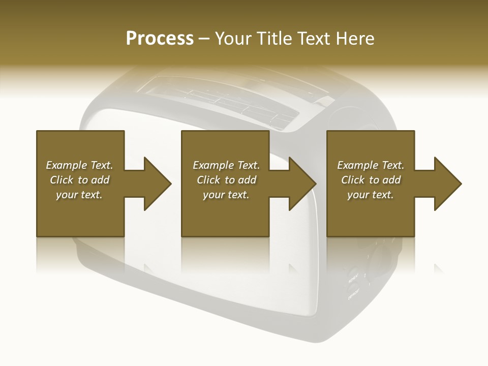 Isolated Metallic Kitchen PowerPoint Template