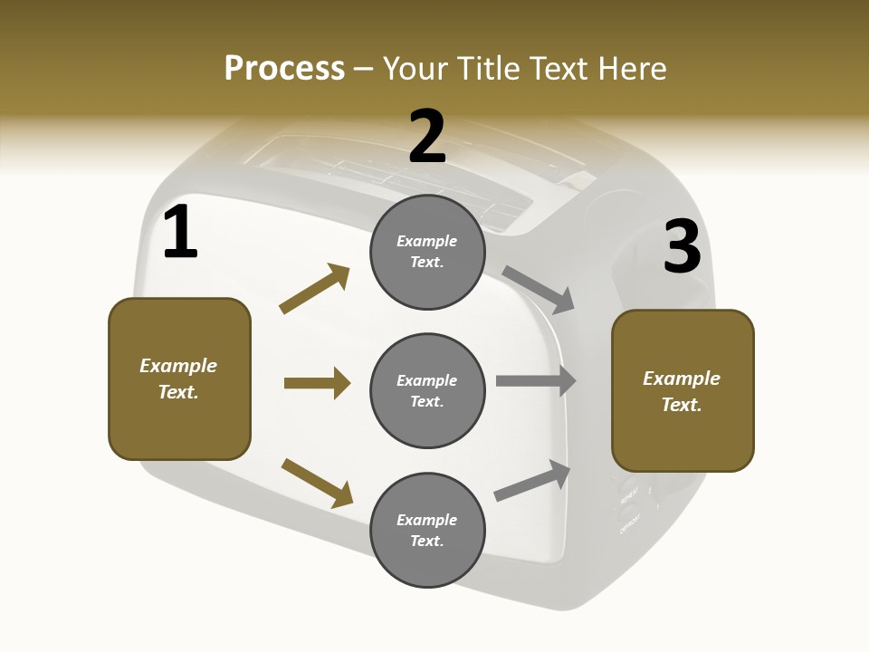 Isolated Metallic Kitchen PowerPoint Template