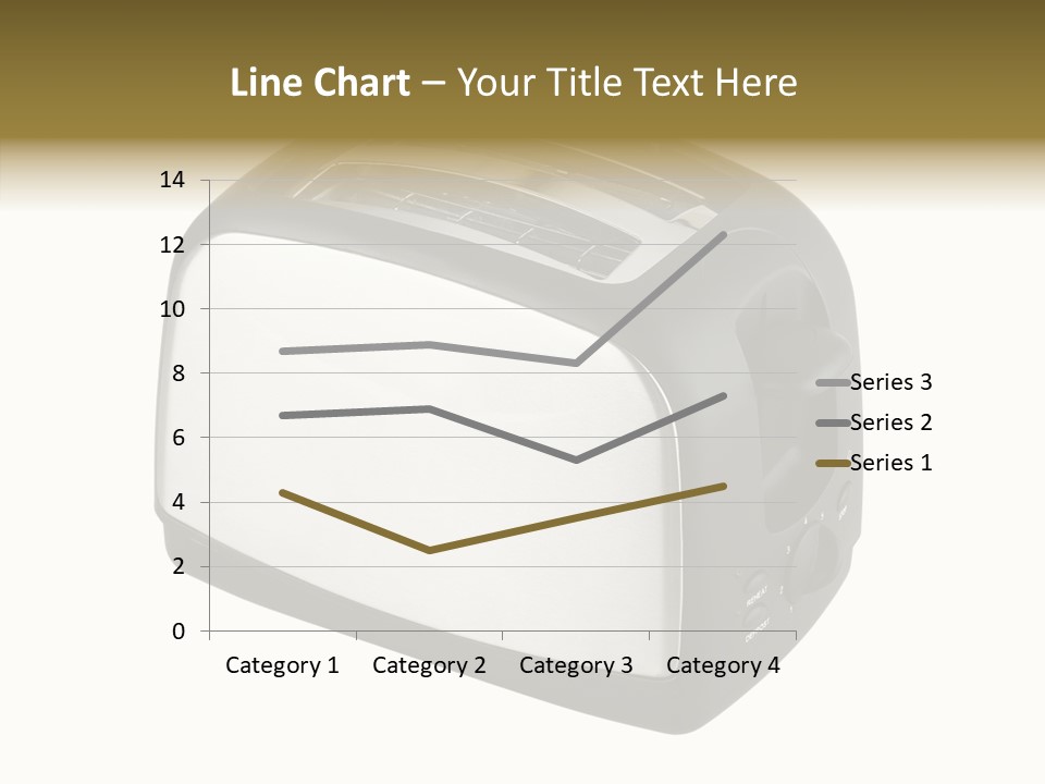 Isolated Metallic Kitchen PowerPoint Template