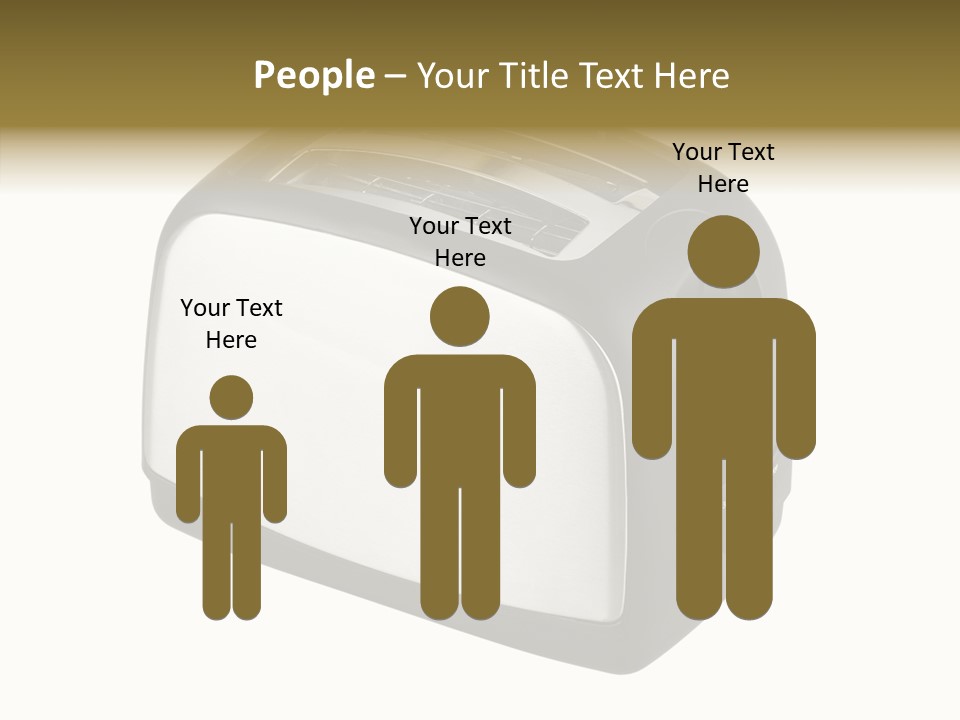 Isolated Metallic Kitchen PowerPoint Template