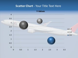 Transportation Fly Image PowerPoint Template