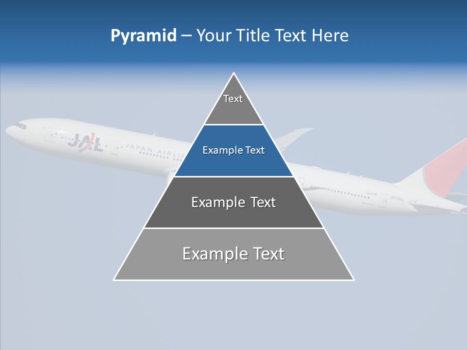 Transportation Fly Image PowerPoint Template