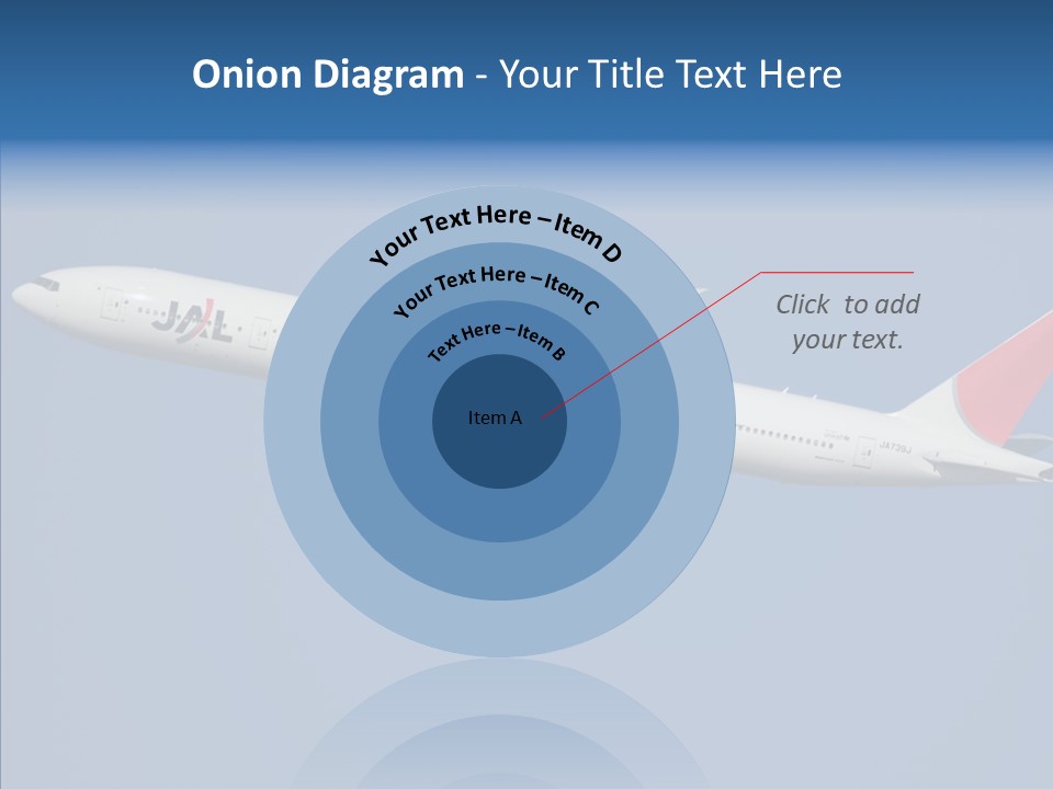 Transportation Fly Image PowerPoint Template