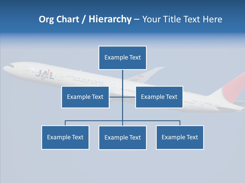 Transportation Fly Image PowerPoint Template