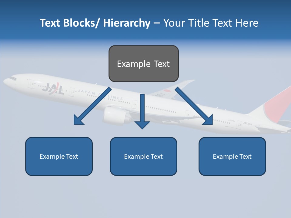 Transportation Fly Image PowerPoint Template
