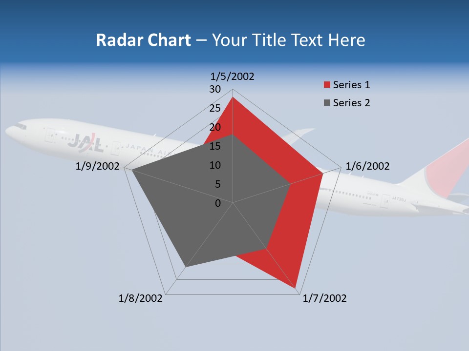Transportation Fly Image PowerPoint Template