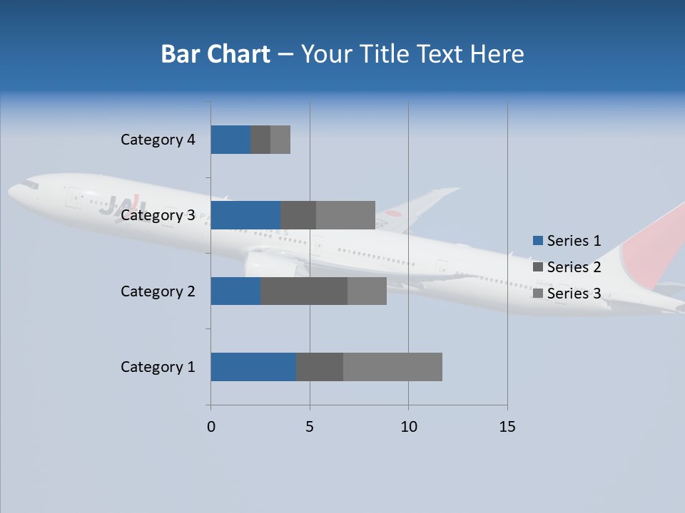 Transportation Fly Image PowerPoint Template