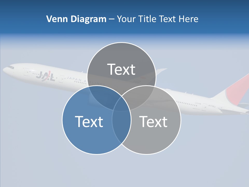 Transportation Fly Image PowerPoint Template