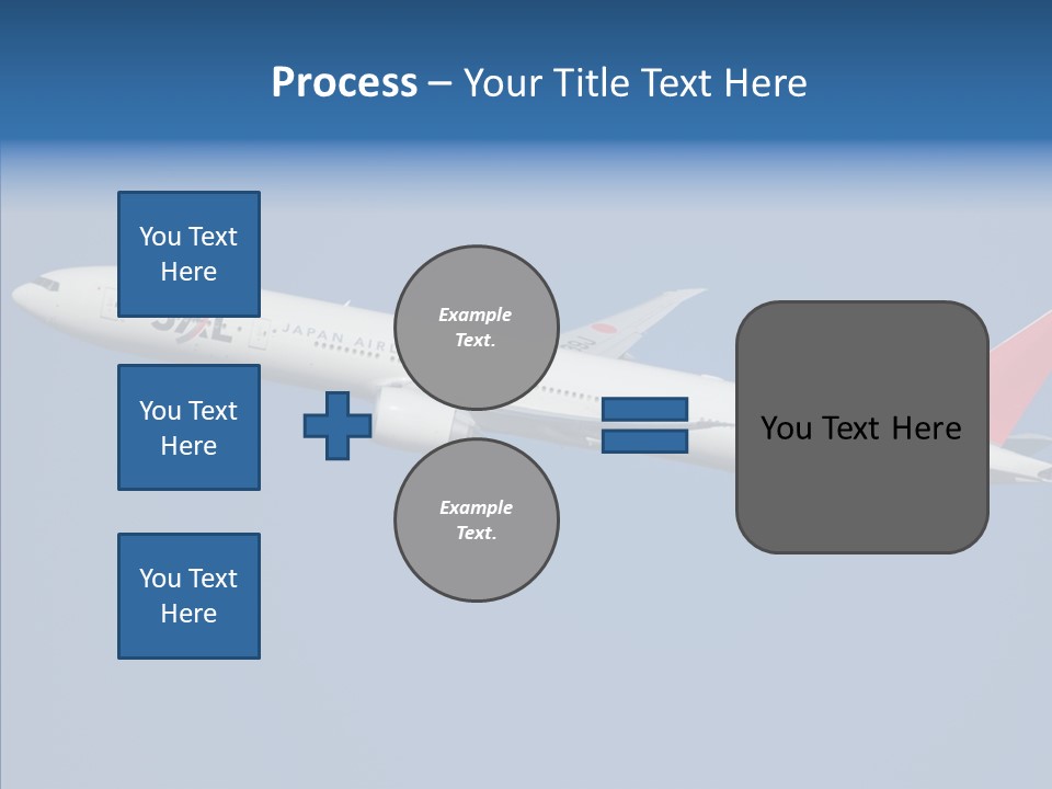 Transportation Fly Image PowerPoint Template