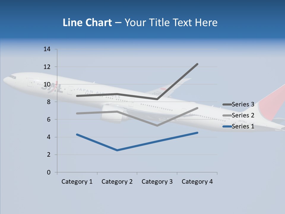 Transportation Fly Image PowerPoint Template