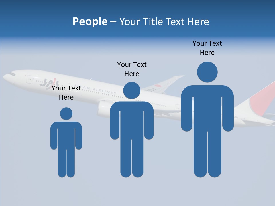 Transportation Fly Image PowerPoint Template