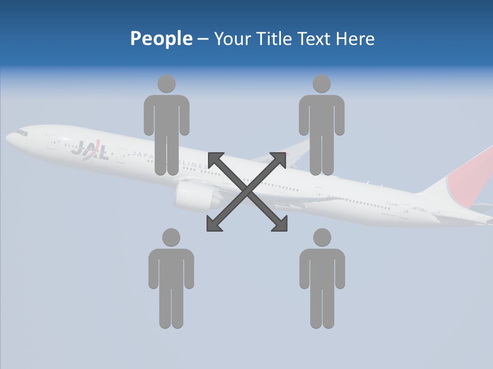 Transportation Fly Image PowerPoint Template