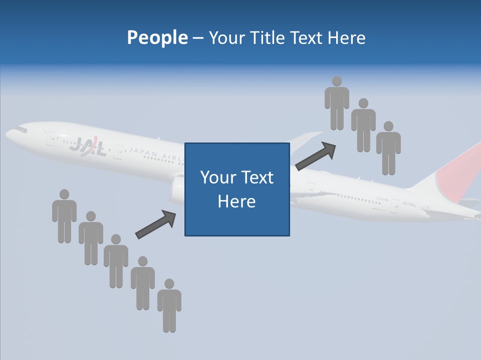 Transportation Fly Image PowerPoint Template
