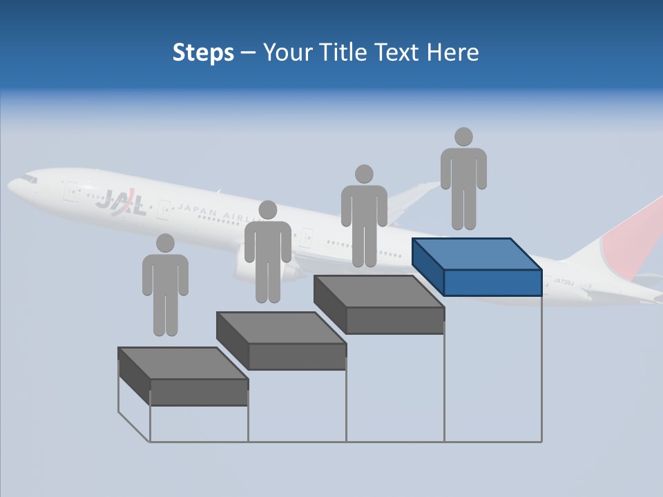 Transportation Fly Image PowerPoint Template