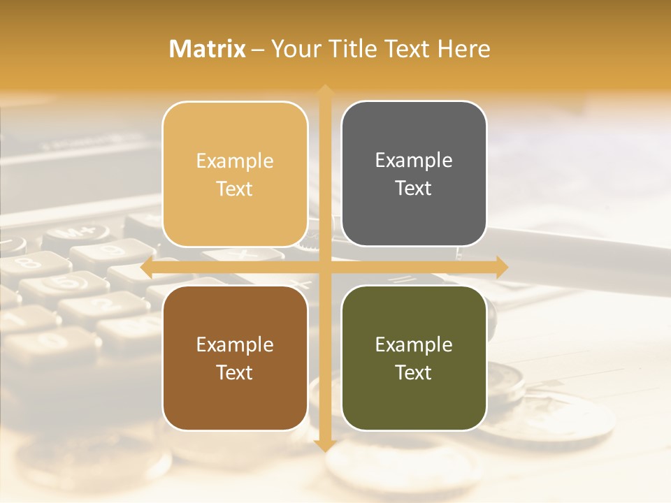 Tax Background Cash PowerPoint Template