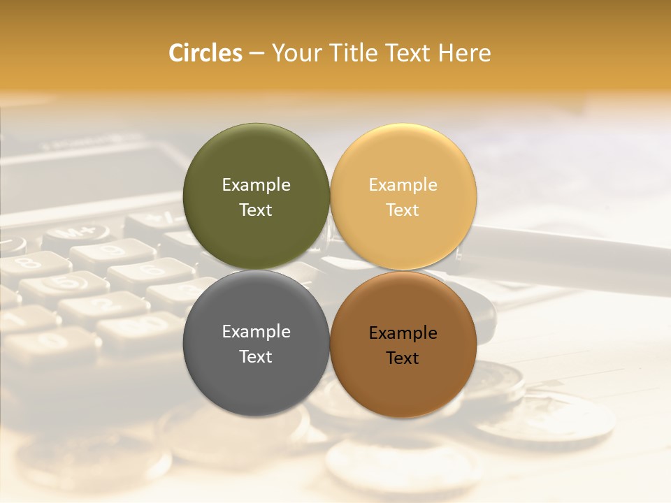 Tax Background Cash PowerPoint Template