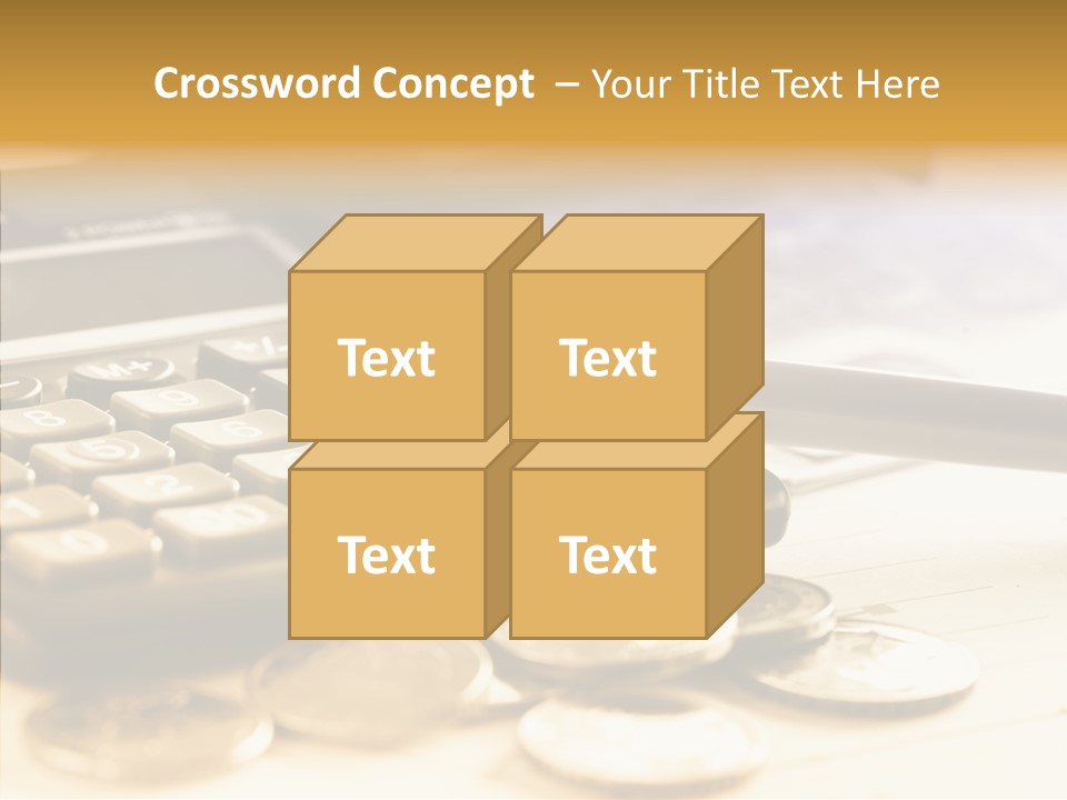 Tax Background Cash PowerPoint Template