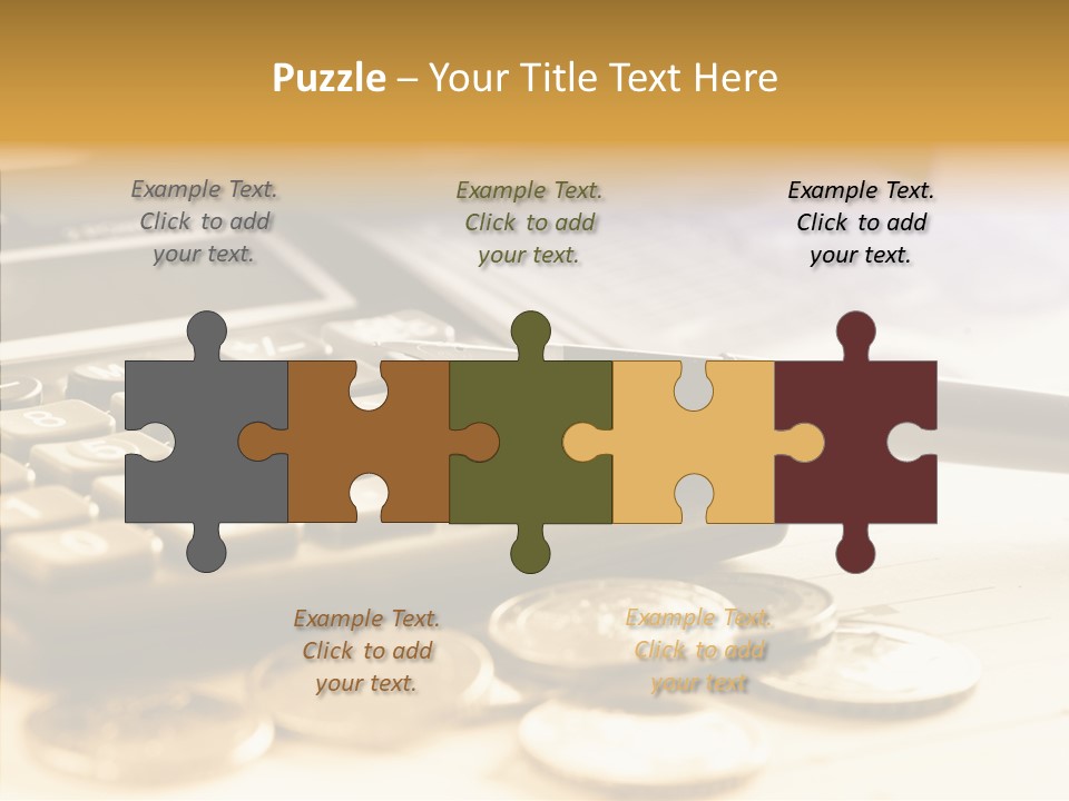 Tax Background Cash PowerPoint Template