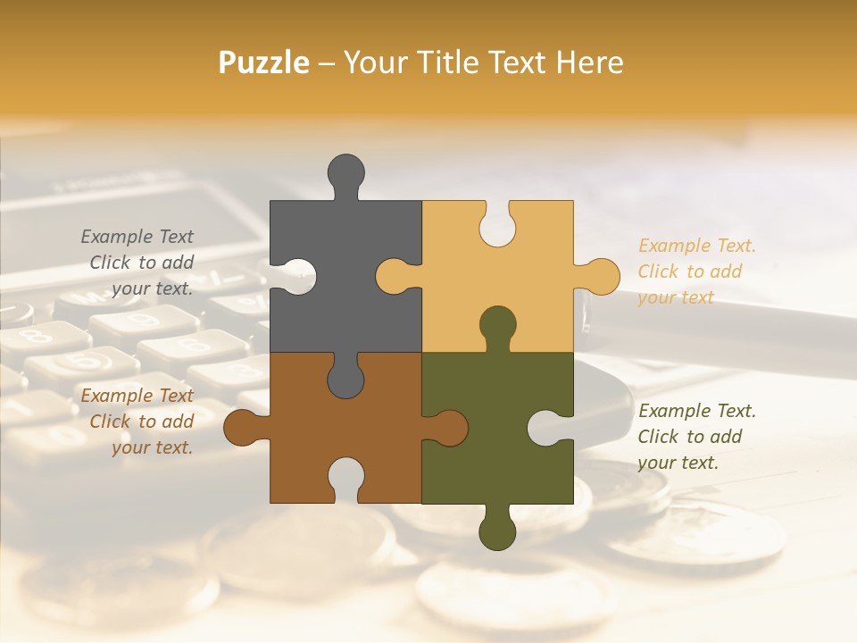 Tax Background Cash PowerPoint Template