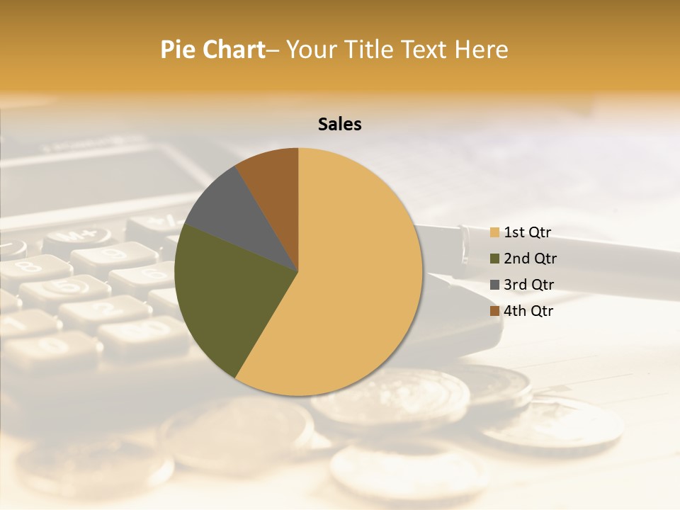 Tax Background Cash PowerPoint Template