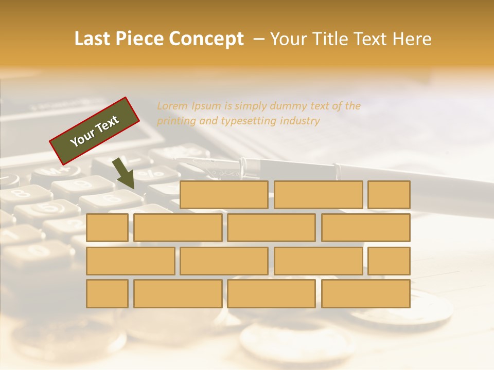 Tax Background Cash PowerPoint Template