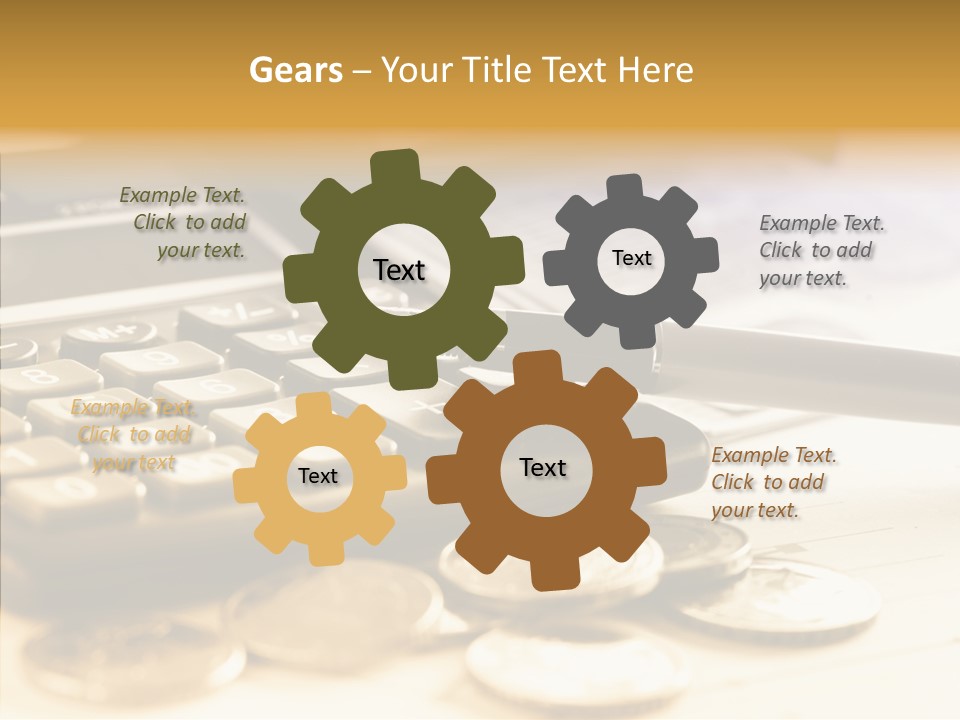 Tax Background Cash PowerPoint Template
