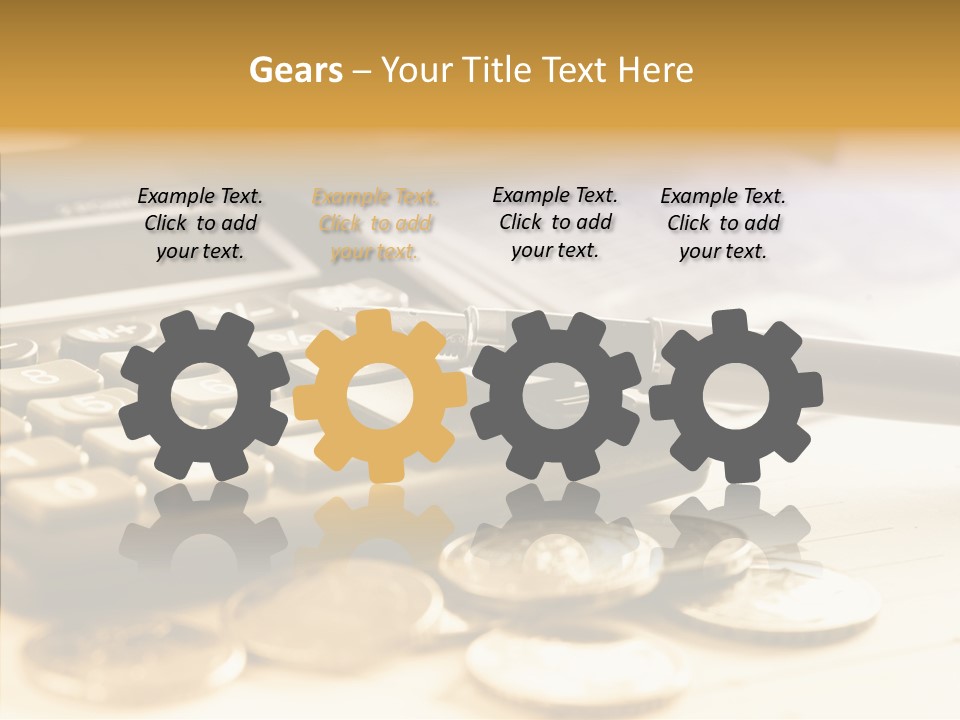Tax Background Cash PowerPoint Template