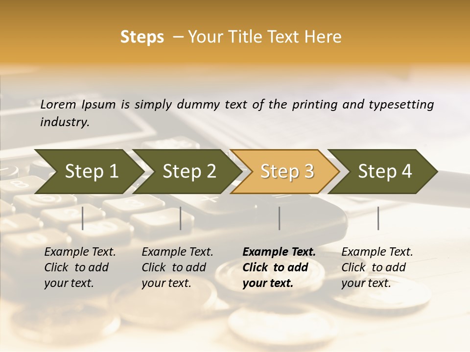 Tax Background Cash PowerPoint Template