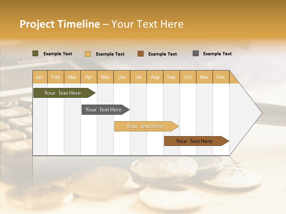 Tax Background Cash PowerPoint Template