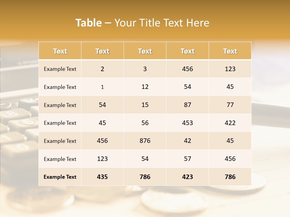 Tax Background Cash PowerPoint Template