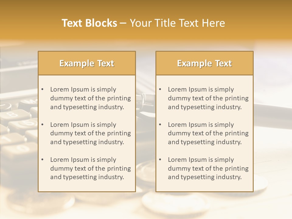 Tax Background Cash PowerPoint Template